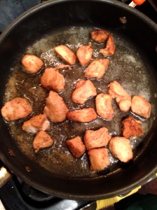 Shallow Fry the Chicken in Peanut Oil